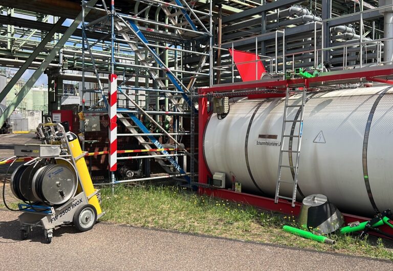 Siloreinigung unter Atemschutz